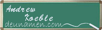 Andrew Koeble Visitenkarte
